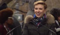 scarlett johansson speaks at Women's march