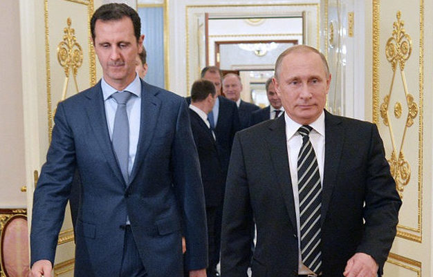 Presidents of Syria and Russia, Bashar Assad and Vladimir Putin. Photo Alexei DruzhininRussian Presidential Press and Information Office TASS