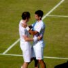 Novak congratulates Andy photo credit Robbie Dale - Flickr Wikipedia Murray's Wimbledon victory ranked as one of the greatest drought breakers in world sport
