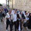 Jewish, Arab, and Christians for civil rights march for peace in Jerusalem. Credit Yossi Zamir