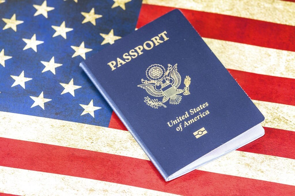 American passport. online passport